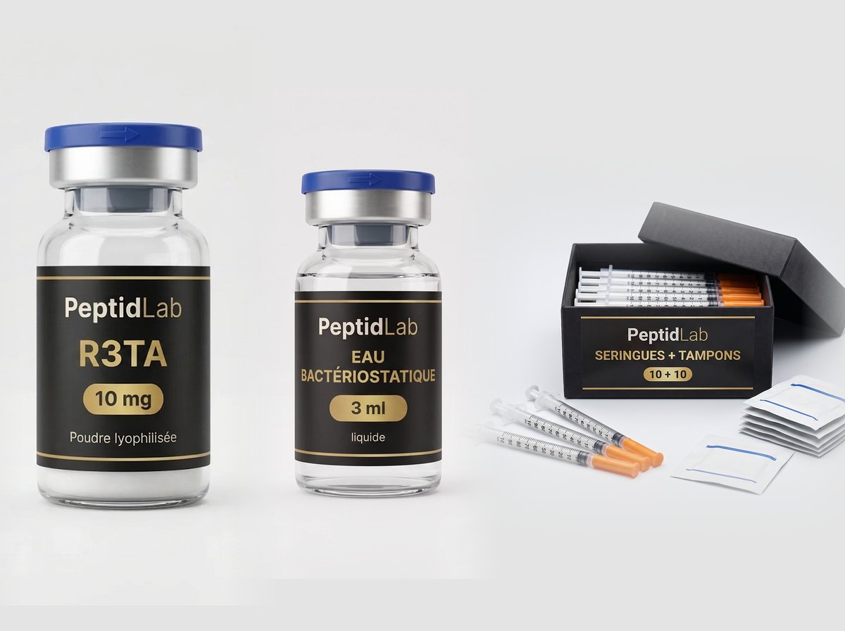 Pack Démarrage R3TA : fiole, eau et seringues